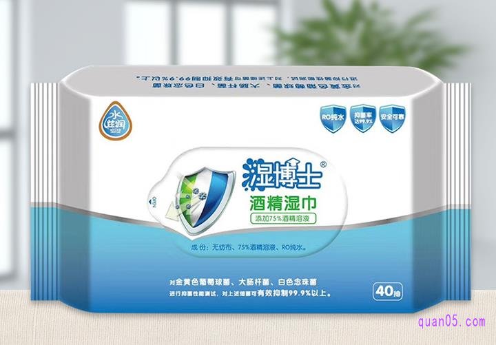 湿博士75%酒精湿巾