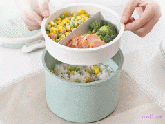 小麦秸秆饭盒可以蒸东西吗？
