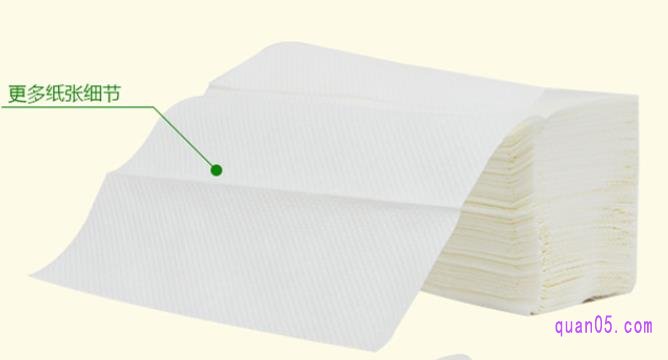 清风三折商务家用纸抽擦手纸200张，一箱的价格是135元