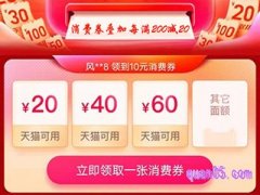 双十二天猫有消费券吗？