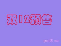 天猫双十二预售活动什么时候开始？