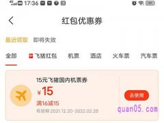 飞猪优惠券怎么不能用？