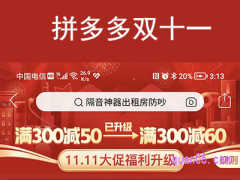 2022双十一拼多多有活动吗