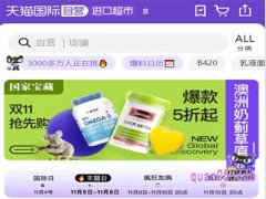 天猫国际进口超市双11有什么优惠活动？