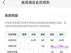 美团会员订酒店有几次优惠