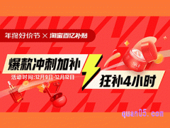 2023淘宝双十二百亿补贴活动入口在哪