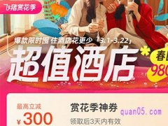 飞猪酒店优惠券怎么用