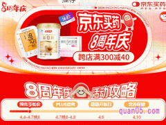 京东买药8周年活动时间是几号到几号