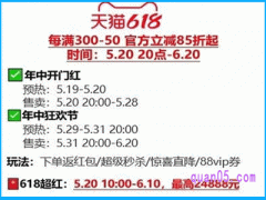 天猫618活动2024简介