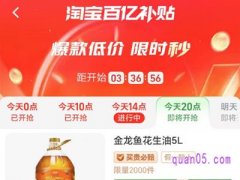 淘宝百亿补贴早10晚8是什么意思
