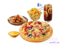 美团必胜客 自在一人食5件套套餐兑换券