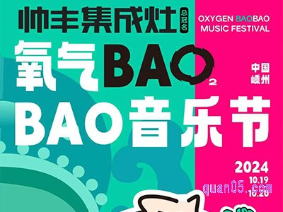 携程帅丰集成灶氧气BAOBAO音乐节·绍兴 原价门票 臻选酒店
